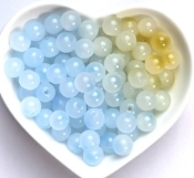 UV Photochromic Glass Beads, Loose Beads for DIY Beaded Bracelets & Jewelry Making